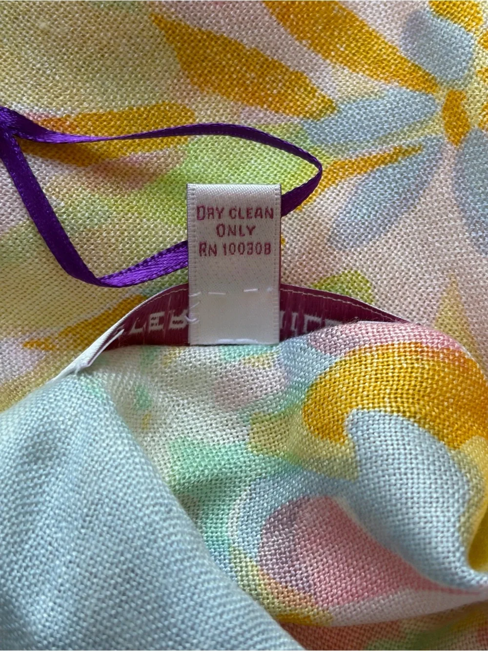 RARE Peter Millar Pastel Floral Scarf Wrap brand new with tags